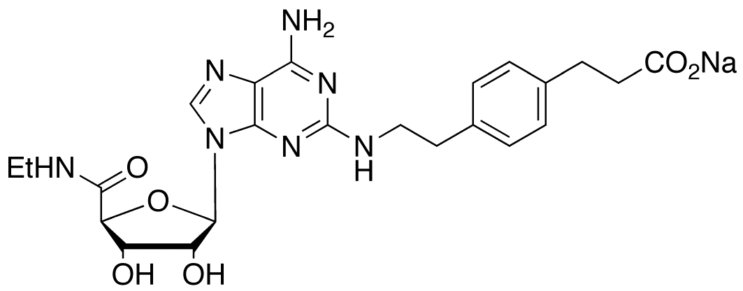 CGS 21680C Sodium Salt - Chemical structure and product image