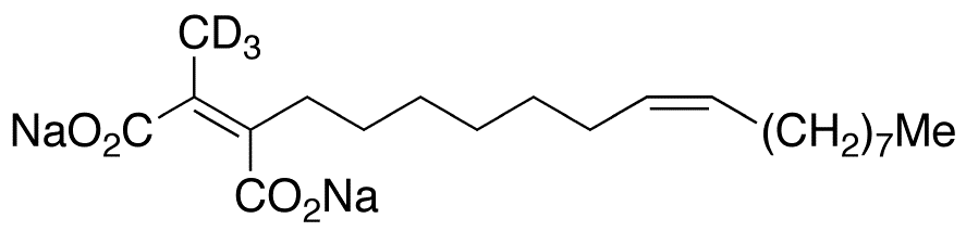 Chaetomellic Acid B-d3 Disodium Salt - Chemical structure and product image