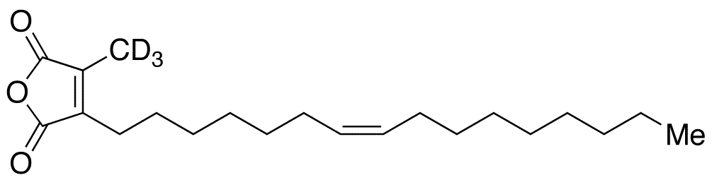 Chaetomellic Acid B Anhydride-d3 - Chemical structure and product image