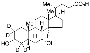 Chenodeoxycholic Acid-d4 - Chemical structure and product image