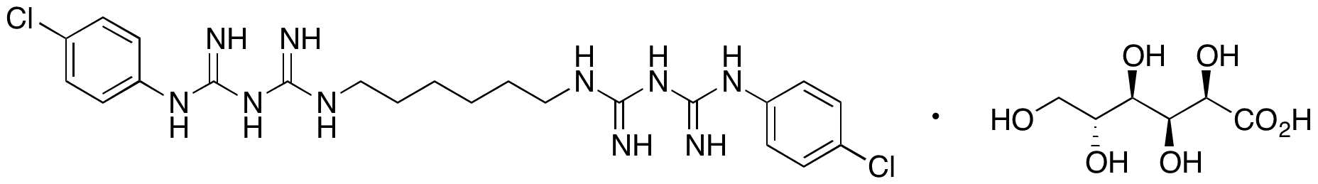 Chlorhexidine Digluconate (In 20% solution) - Chemical structure and product image