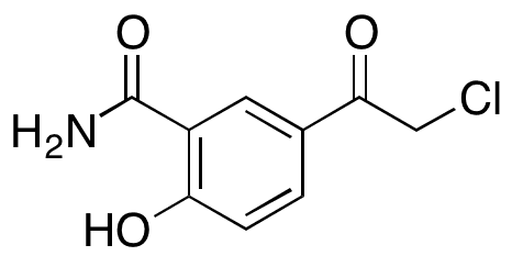 5-Chloroacetylsalicylamide - Chemical structure and product image