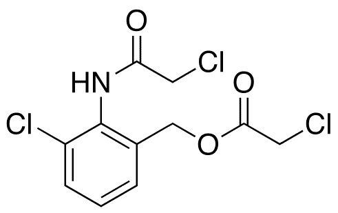 2-Chloro-acetic Acid [3-Chloro-2-[(2-chloroacetyl)amino]phenyl]methyl Ester - Chemical structure and product image