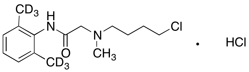 2-[(4-Chlorobutyl)methylamino]-N-(2,6-dimethylphenyl)acetamide Hydrochloride-d6 - Chemical structure and product image