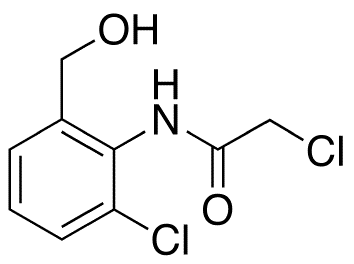 2-Chloro-N-[2-chloro-6-(hydroxymethyl)phenyl]-acetamide - Chemical structure and product image