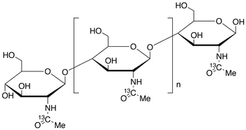Chitin-13CX, Practical Grade - Chemical structure and product image