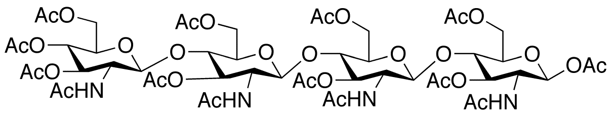 Chitotetraose Tetradecaacetate - Chemical structure and product image