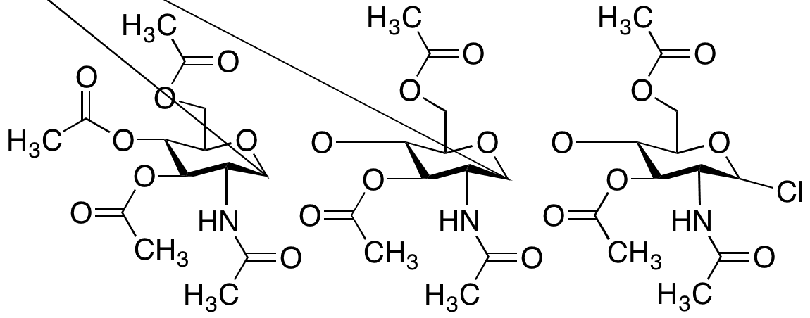 Chitotriose Decaacetate Chloride - Chemical structure and product image