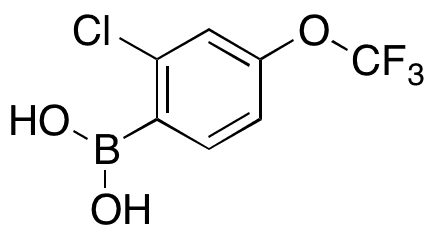 (2-Chloro-4-trifluoromethoxyphenyl)boronic Acid - Chemical structure and product image