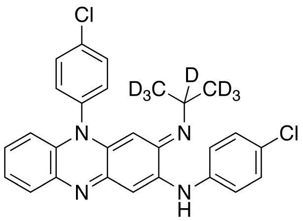 Clofazimine-d7 - Chemical structure and product image