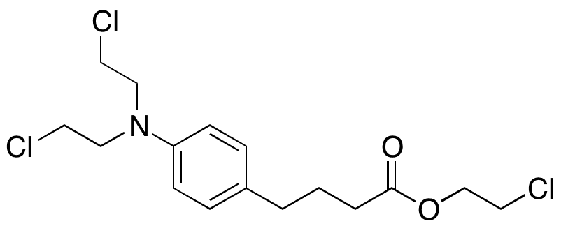 Chlorambucil 2-Chloroethyl Ester - Chemical structure and product image