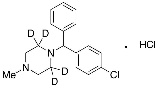 Chlor Cyclizine-d4 Hydrochloride - Chemical structure and product image
