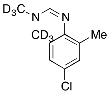Chlordimeform-d6 - Chemical structure and product image
