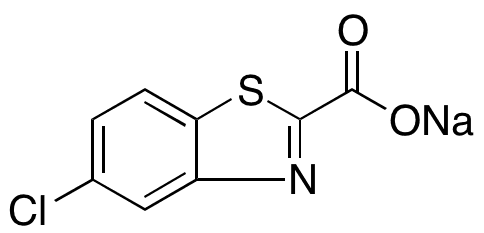 5-Chloro-2-Benzothiazolecarboxylic Acid Sodium Salt - Chemical structure and product image