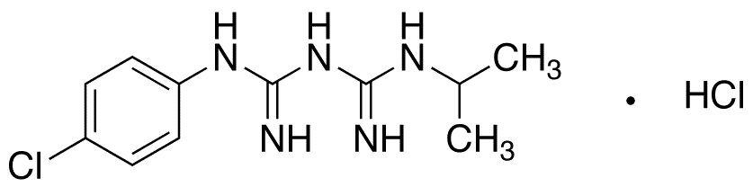 Chlorguanide Hydrochloride - Chemical structure and product image