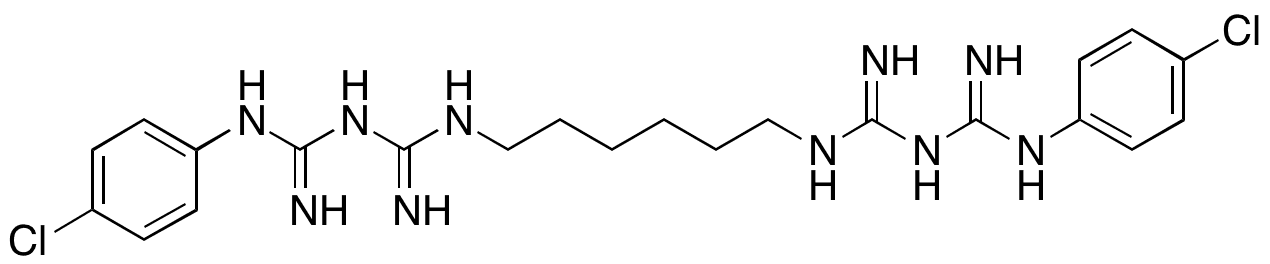 Chlorhexidine - Chemical structure and product image
