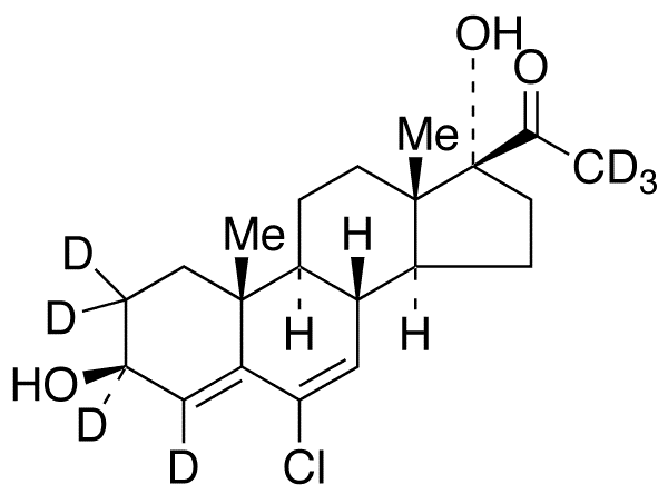 Chlormadinol-d7 - Chemical structure and product image