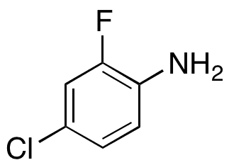 4-Chloro-2-fluoroaniline - Chemical structure and product image