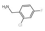 2-Chloro-4-fluorobenzylamine - Chemical structure and product image