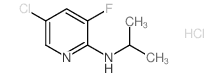 5-Chloro-3-fluoro-2-(N-isopropylamino)pyridine Hydrochloride - Chemical structure and product image