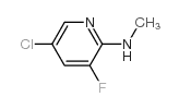 5-Chloro-3-fluoro-2-methylaminopyridine - Chemical structure and product image