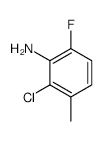 2-Chloro-6-fluoro-3-methylaniline - Chemical structure and product image