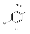 4-Chloro-2-fluoro-5-methylaniline - Chemical structure and product image