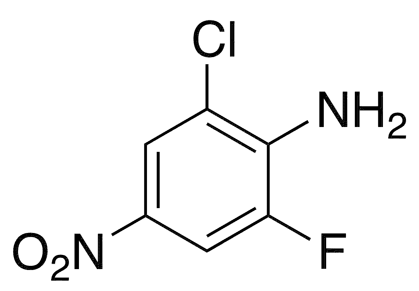 2-Chloro-6-fluoro-4-nitroaniline - Chemical structure and product image