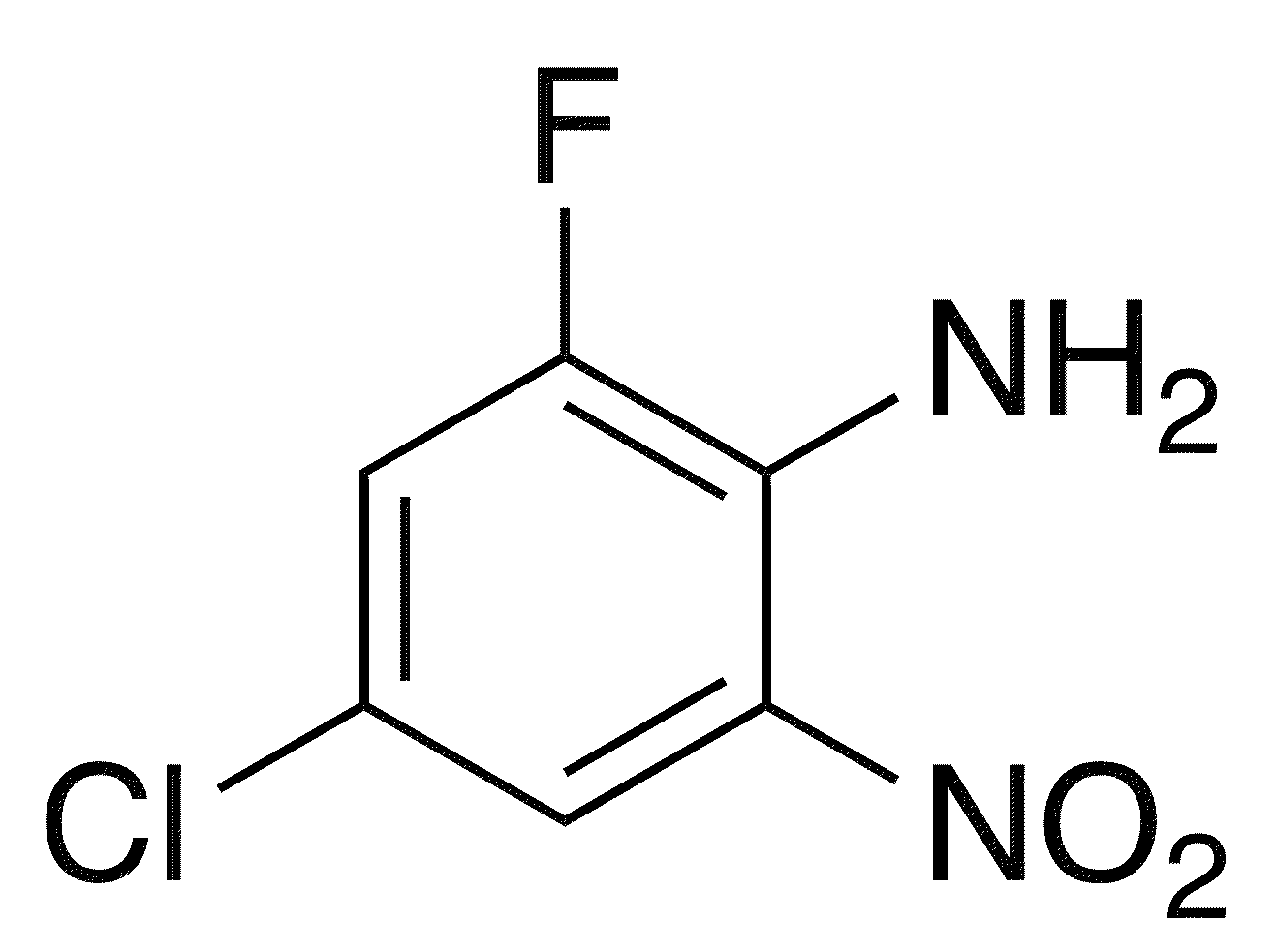 4-Chloro-2-fluoro-6-nitroaniline - Chemical structure and product image