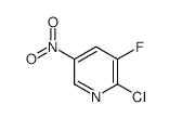 2-Chloro-3-fluoro-5-nitropyridine - Chemical structure and product image