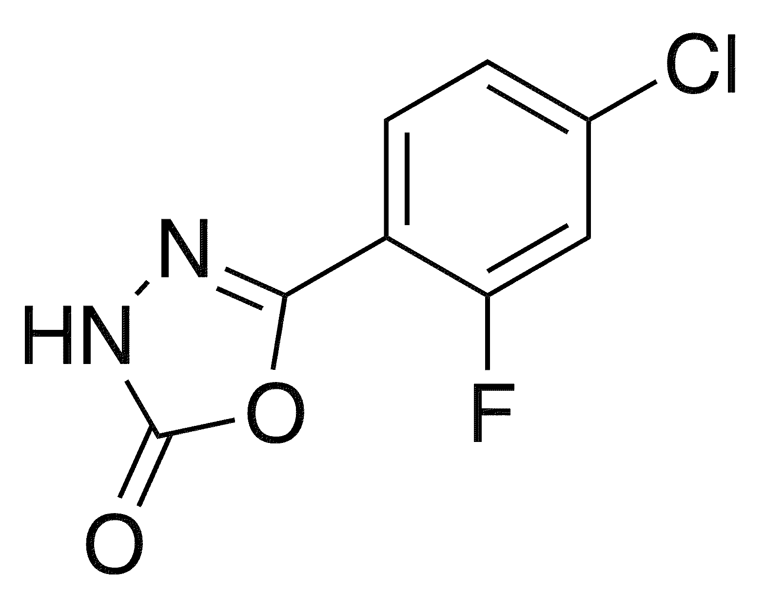 5-(4-Chloro-2-fluorophenyl)-3H-1,3,4-oxadiazol-2-one - Chemical structure and product image