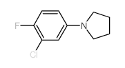 1-(3-Chloro-4-fluorophenyl)pyrrolidine - Chemical structure and product image