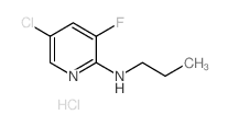 5-Chloro-3-fluoro-2-(N-propylamino)pyridine Hydrochloride - Chemical structure and product image