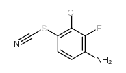 3-Chloro-2-fluoro-4-thiocyanatoaniline - Chemical structure and product image