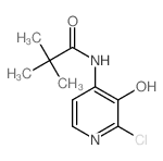 N-(2-Chloro-3-hydroxypyridin-4-yl)pivalamide - Chemical structure and product image