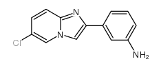 3-(6-Chloro-imidazo[1,2-a]pyridin-2-yl)-phenylamine - Chemical structure and product image