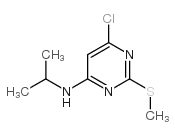 4-Chloro-6-isopropylamino-2-methylthiopyrimidine - Chemical structure and product image