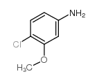 4-Chloro-3-methoxyaniline - Chemical structure and product image