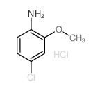 4-Chloro-2-methoxyaniline Hydrochloride - Chemical structure and product image