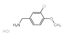 3-Chloro-4-methoxybenzylamine Hydrochloride - Chemical structure and product image
