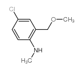 4-Chloro-2-methoxymethyl-N-methylaniline - Chemical structure and product image