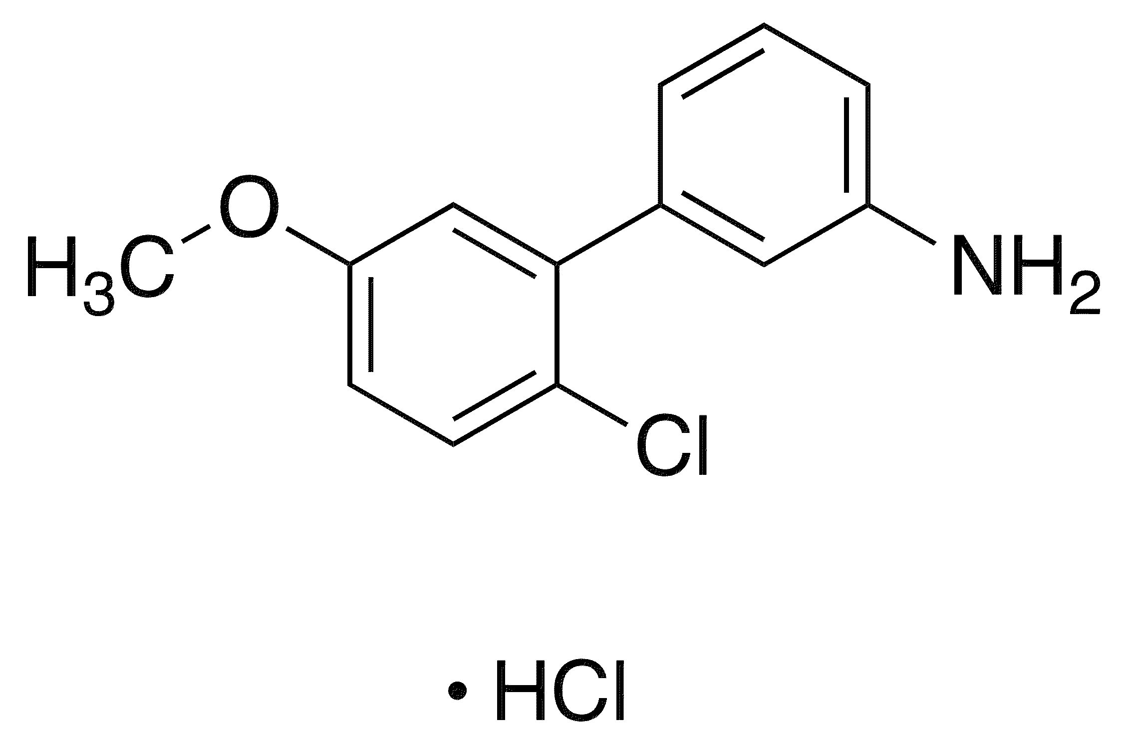 3-(2-Chloro-5-methoxyphenyl)aniline Hydrochloride - Chemical structure and product image