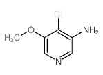 4-Chloro-5-methoxypyridin-3-amine - Chemical structure and product image