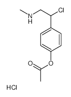 4-[1-Chloro-2-(methylamino)ethyl]phenyl Acetate Hydrochloride - Chemical structure and product image