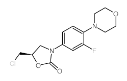 (R)-5-(Chloromethyl)-3-(3-fluoro-4-morpholinophenyl)oxazolidin-2-one - Chemical structure and product image