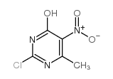 2-Chloro-6-methyl-5-nitro-4(1h)-pyrimidinone - Chemical structure and product image