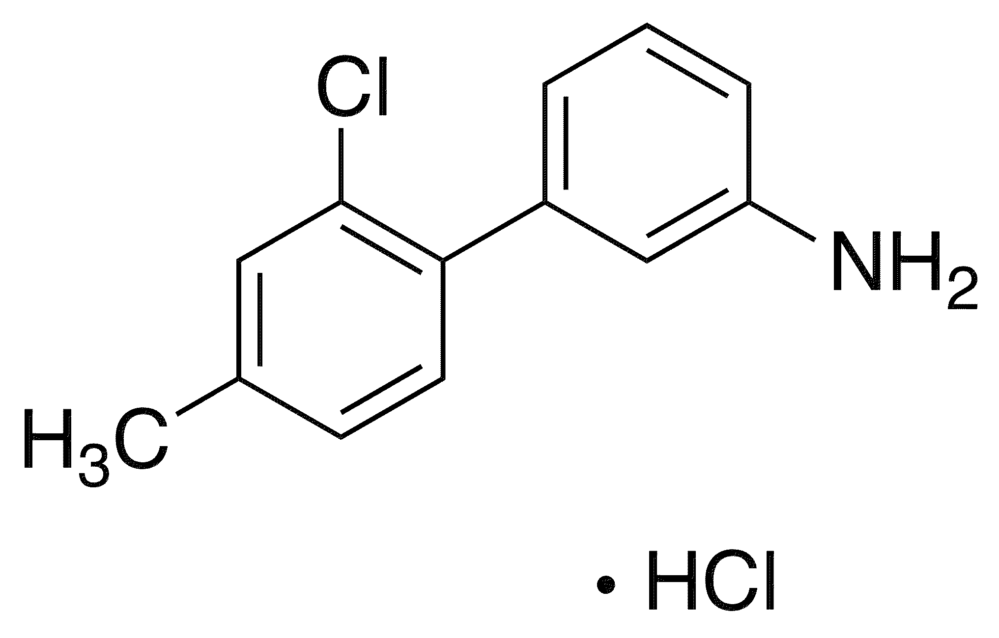 3-(2-Chloro-4-methylphenyl)aniline Hydrochloride - Chemical structure and product image
