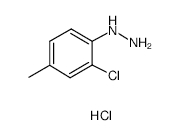 2-Chloro-4-methylphenylhydrazine Hydrochloride - Chemical structure and product image