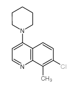 7-Chloro-8-methyl-4-(piperidin-1-yl)quinoline - Chemical structure and product image