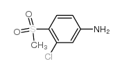3-Chloro-4-methylsulfonylaniline - Chemical structure and product image